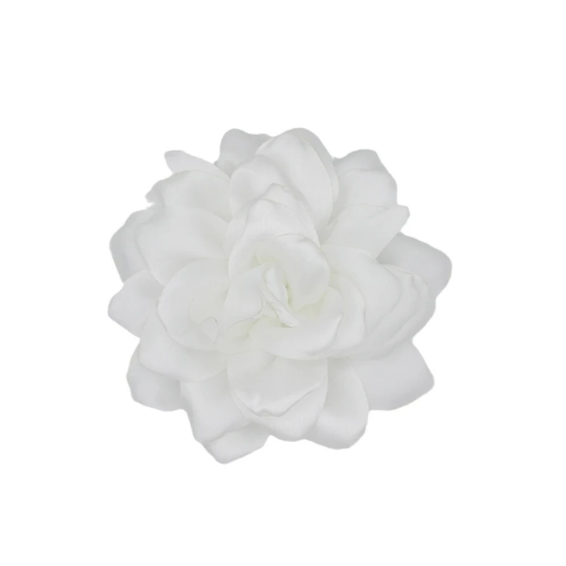 Y1UB Vibrant Fabric Flower Boutonniere Pin Adornment for Women's Festive Celebration image 3