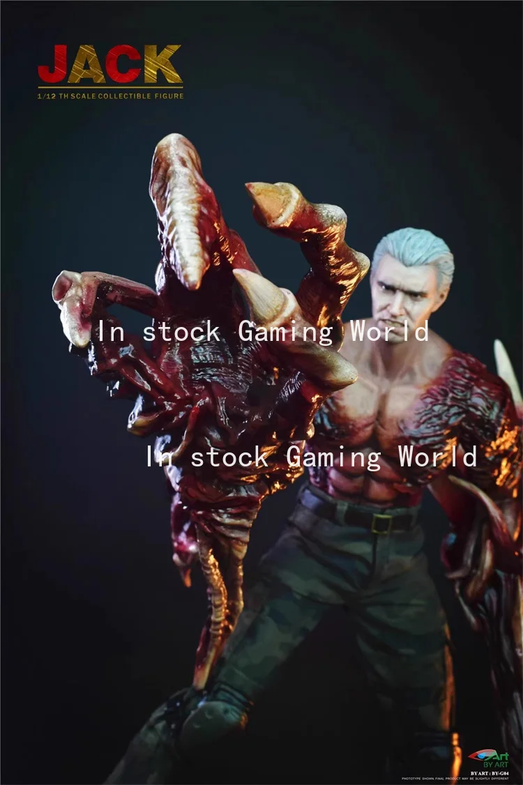 En Stock BY-ART 1/12 Resident Evil Jack Krauser Jack Krauser figura de acción BY-G04 juguete colección regalo