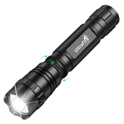 UltraFire WF-501BX Tactical Flashlight 1200LM High Power Led USB C Rechargeable Torch Powerful Lantern for Night Camping Hiking