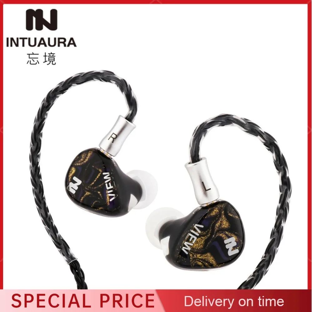 

INTUAURA Splendor II 1DD IEM in-Ear Monitor HiFi Earphone Wired Earbuds with 3.5mm/4.4mm High-purity Copper Cable