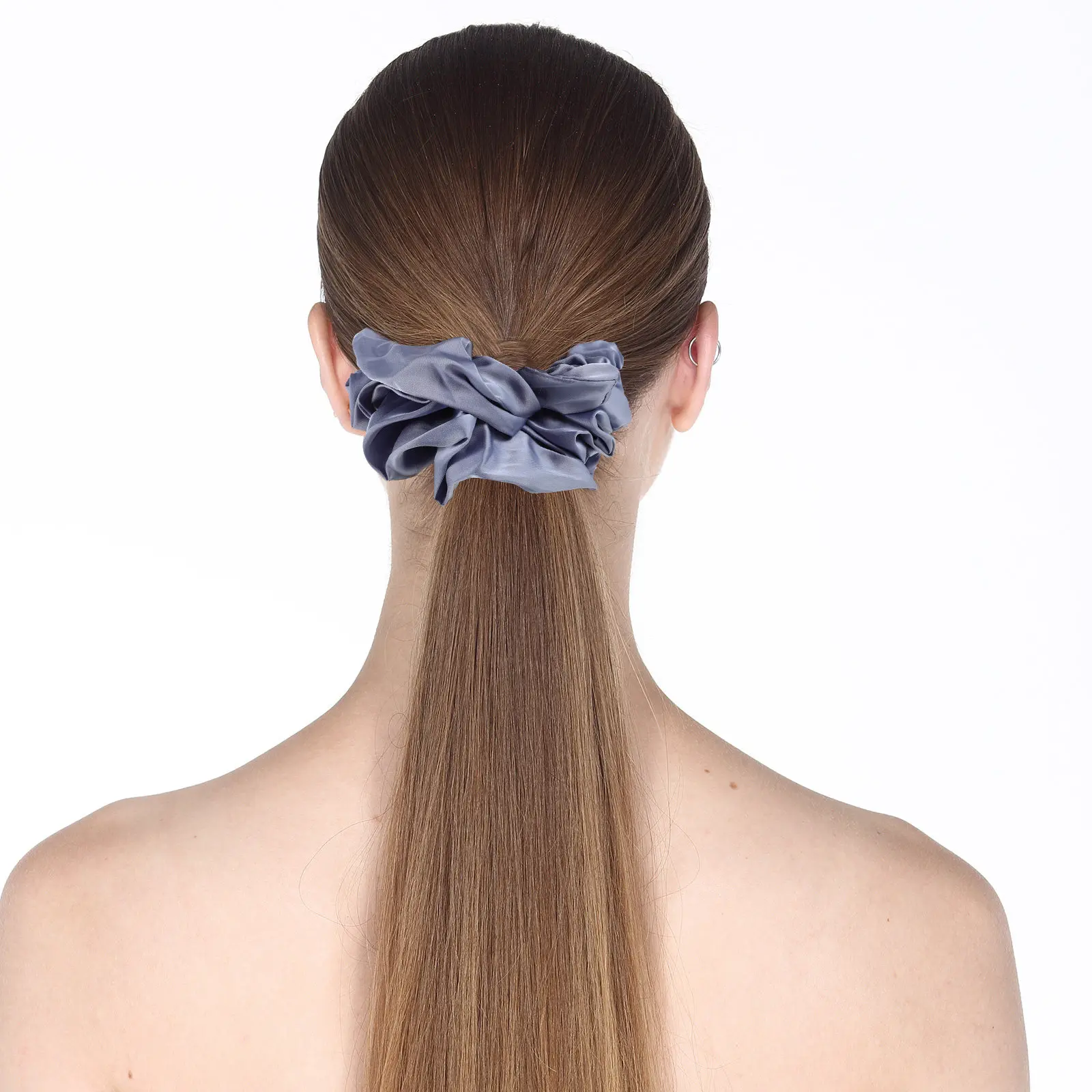 

2Pcs French Ballet Style Oversized Scrunchies for Girls Large Fabric Hair Scrunchies Soft Elastic Hair Bands for Dance Club