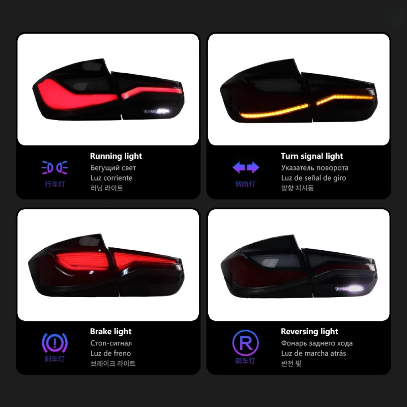 Suitable For 13-18 BMW F30 LED F35 F80 Tail Lights 318I 320I 325I 330I Style