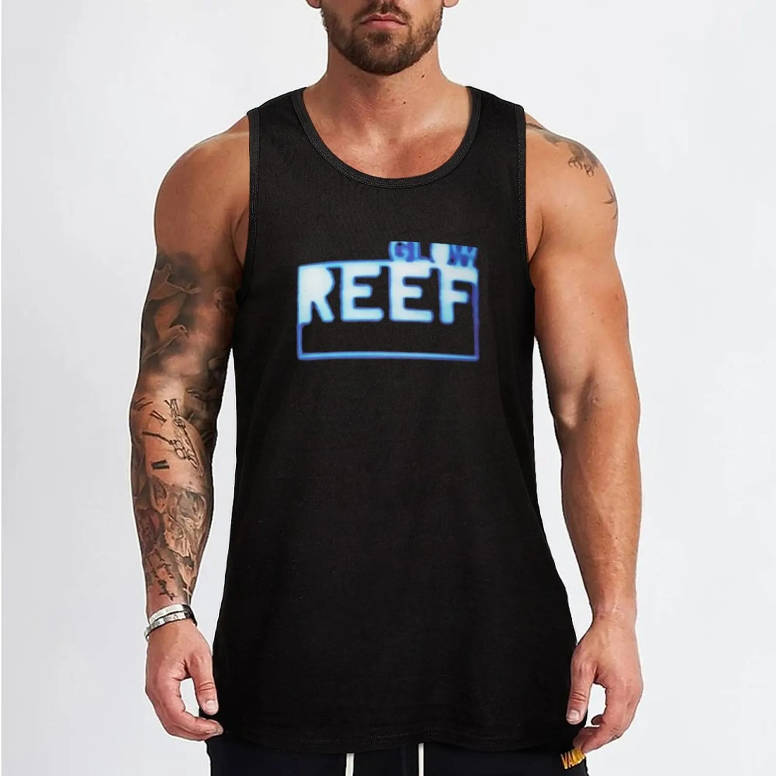 Reef, Glow, Replenish, Rides, Place Your Hands, Come Back Brighter, Yer Old, Britpop, Vintage Tank Top Men's summer vest