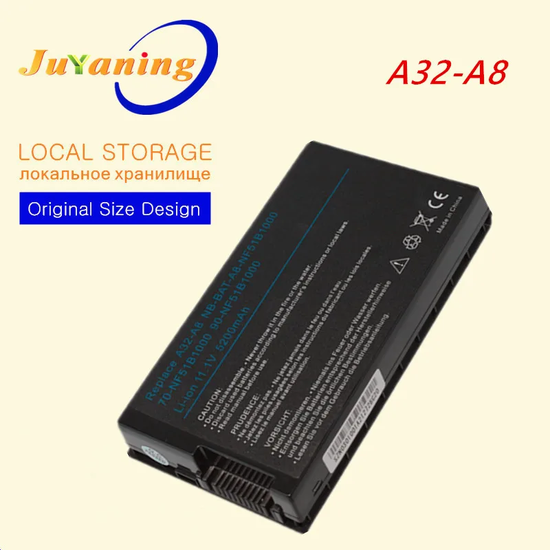 

A8TL751 Аккумулятор для ноутбука Asus A8 A8A N80 N81 X81 X80 Z99 F8 X80A X81L X81S X83 X83V 90NF51B1000 A32-A8