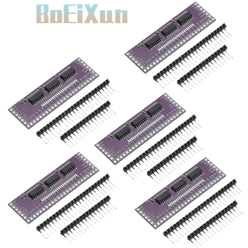 1-10pcs Microcontroller Serial To Parallel Pin IO Expansion Module 74HC595 Output Port Expansion 3 To 24pin LED Control