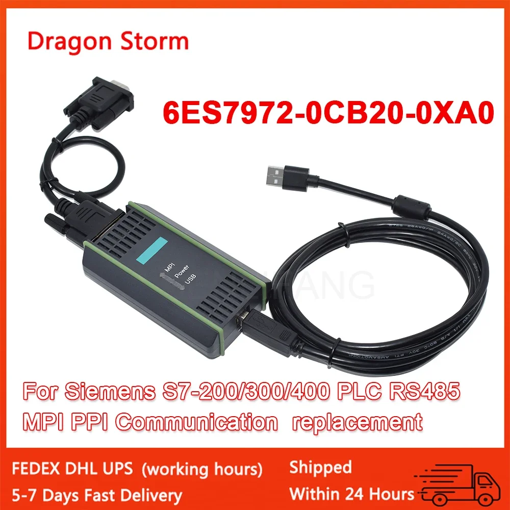 6ES7 972-0CB20-0XA0 6ES7972-0CB20-0XA0 System USB Programming Cable PC Adapter For Siemens S7-200/300/400 PLC RS485 MPI PPI