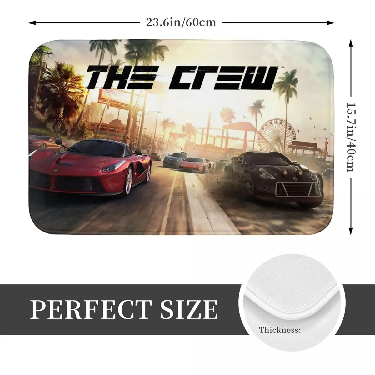 The Crew Game Anti-slip Doormat Floor Mat Water oil proof Carpet Rug for Kitchen Entrance Home Bedroom Footpad Mats