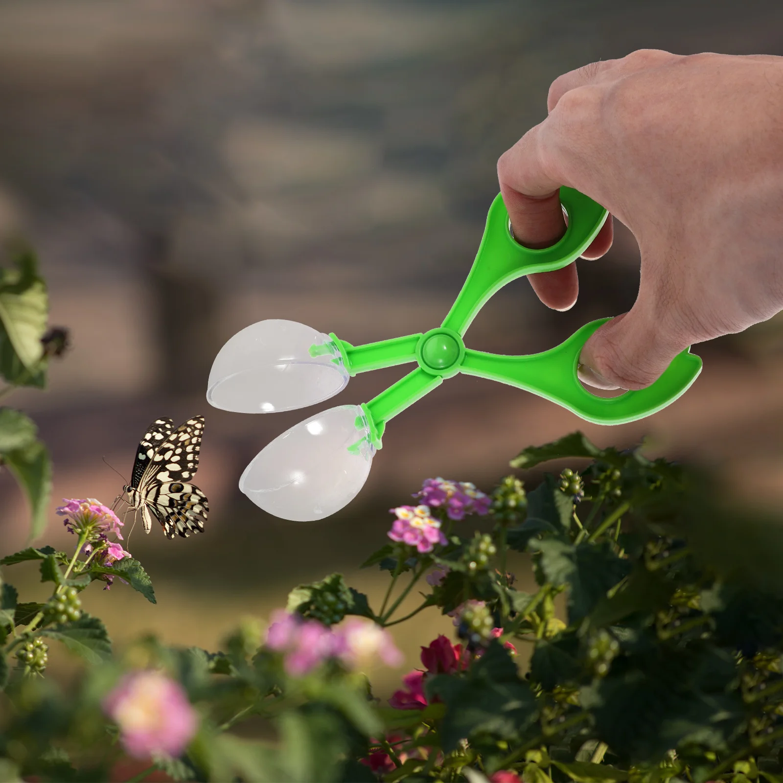 6 pçs insetos pegar braçadeira crianças apanhador tesoura scooper biologia aprendizagem educação ferramenta para jogar criança brinquedos inseto grabber