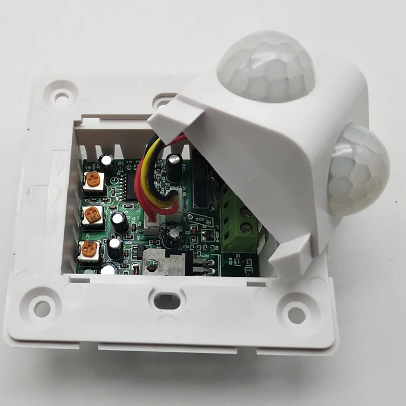 Double Head PIR Motion Sensor Switch AC90-250V Human Body Induction Sensor Light Control Detector Adjustable Delay Sensor Switch