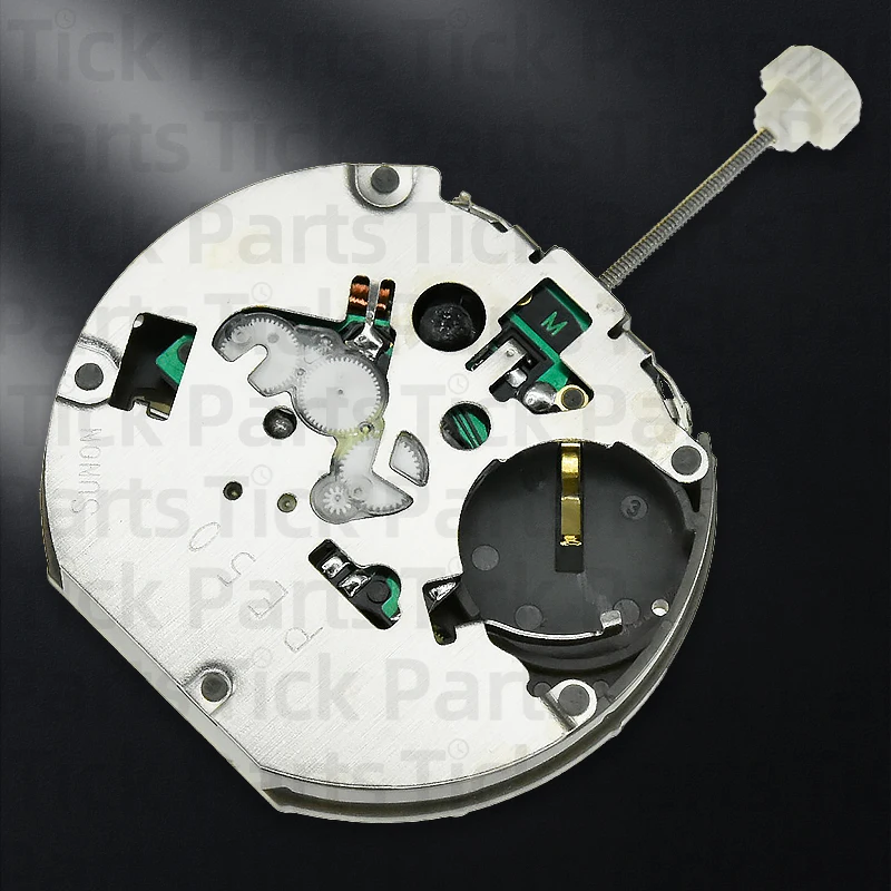 Six-Hand Chrono Center Second SUNON PE50 Quartz Watch Movement New China 2/6/10 Small Needle Chrono Min/Day/Date/24 Hour