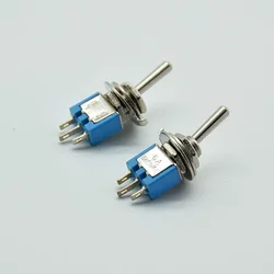 10pcs/5pcs SMTS 102  6A125V AC toggle switch shook  head 3 pins 2position micro rocker switch gear