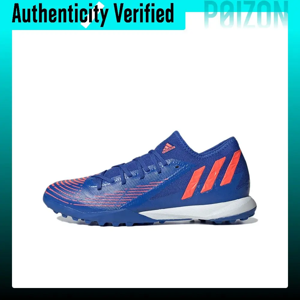 Adidas Predator Edge.3 Soccer Shoes Unisex Low Top Blue/Red GX2632