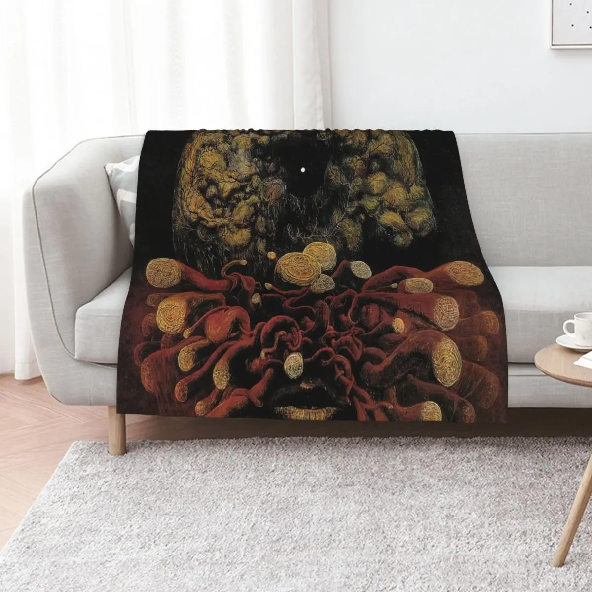 Untitled, by Zdzis?aw Beksi??ski Throw Blanket Custom Quilt For Baby decorative Extra Large Throw Bed Blankets