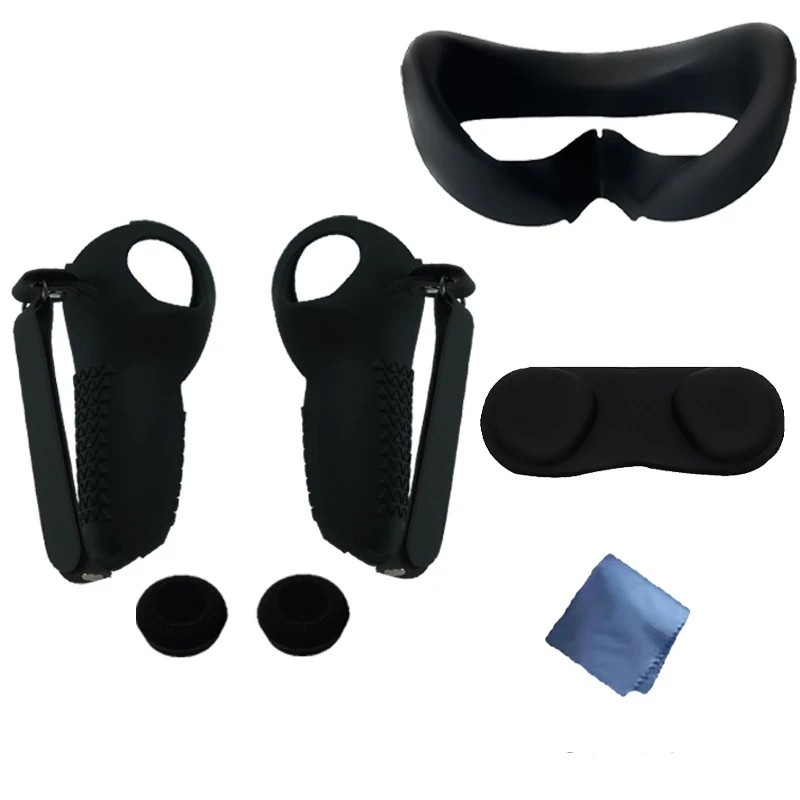 For Pico 4 VR Protective Cover Set Silicone Pad VR Handle Controller Shell Case With Strap Handle Grip For PICO 4 Accessories