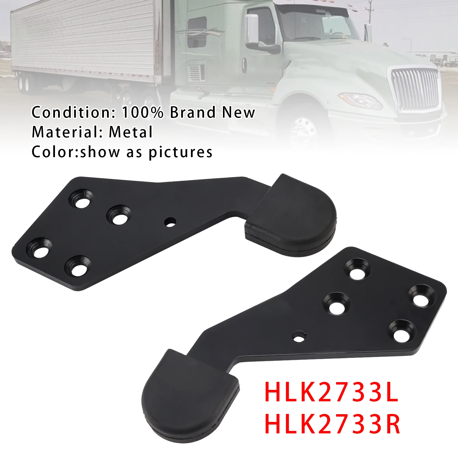

Areyourshop Left Right Hood Guide Polyurethane for Select International Trucks - Replaces IHC HLK2733L, 1689208C1