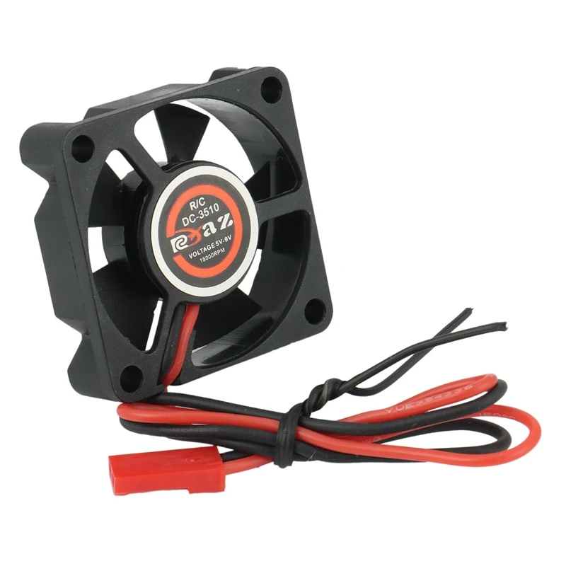 Motor Cooling Fan ESC Radiator Heat Sink 35Mm for 1/12 1/10 1/8 RC Car Parts,3