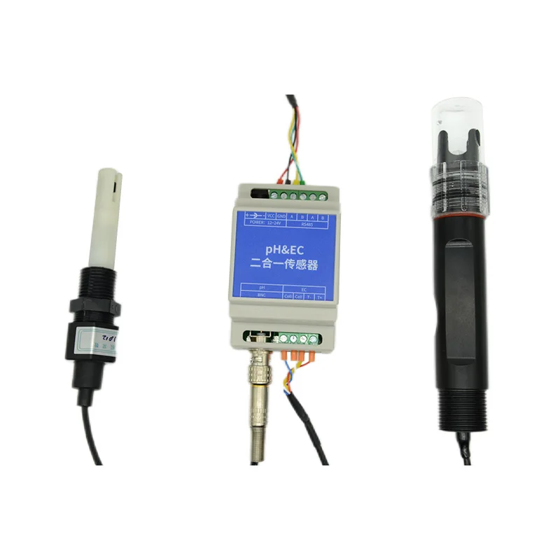 2026 LED Display Online 2 in 1 Fish Tank Water Quality Detector Aquarium Digital ph Meter PH EC  Monitor Water Quality Analyzer