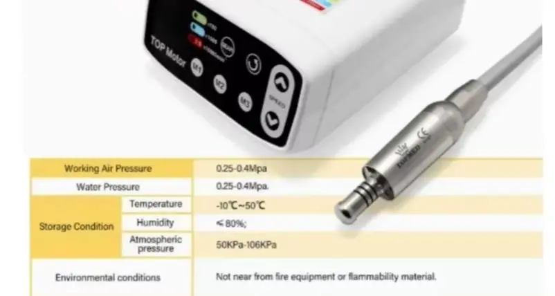 2026XIN Dental Lab Instrument 1:1 1:5 LED External Brushless Motor Dental Grinding & Polishing Machine for Dental Materials