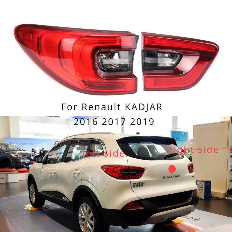 

car assecories For Renault KADJAR 2016 2017 2019 taillight assembly lamp Parking Lights Rear lamp 1pcs