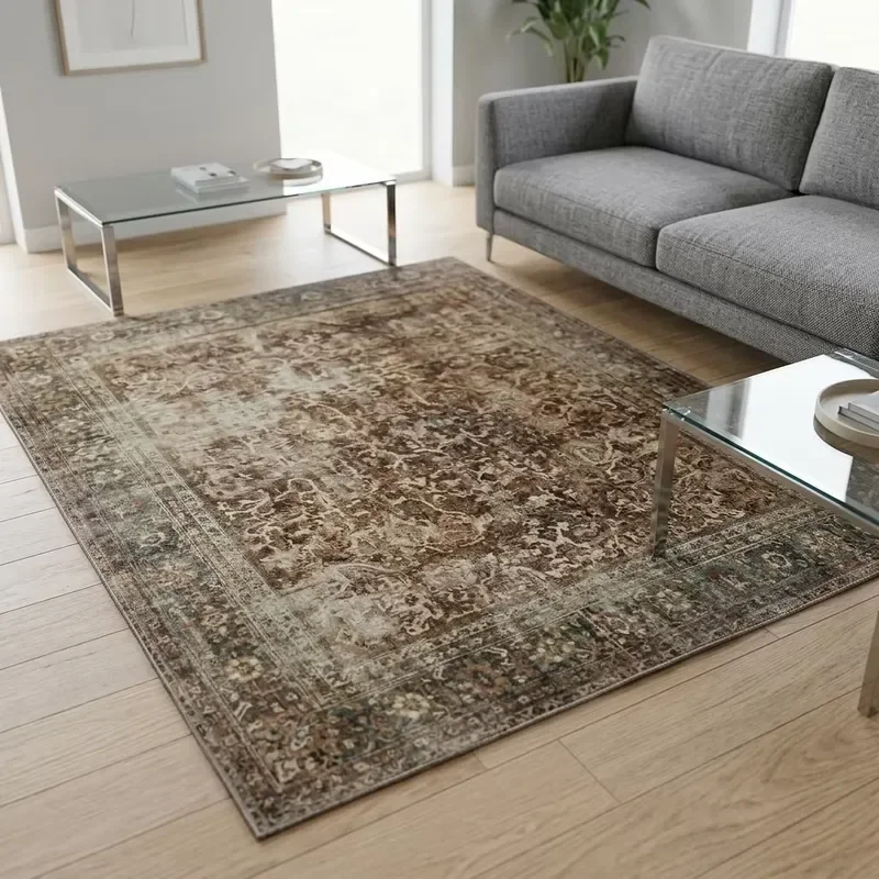Intimate Household Use Great Easy to Transport and Install Machine Washable Design Stain Resistant Woven Rug