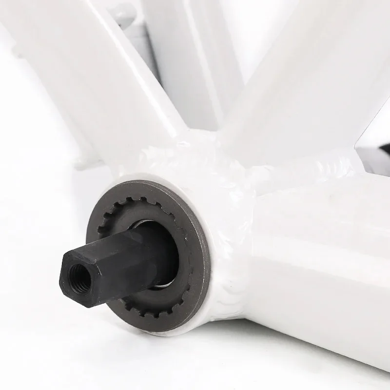 Bike Bottom Bracket Square Hole Crank Axis, Bicycle Middle Mountain Bike Center Shaft for Square Tapered Spindle Crank view 5
