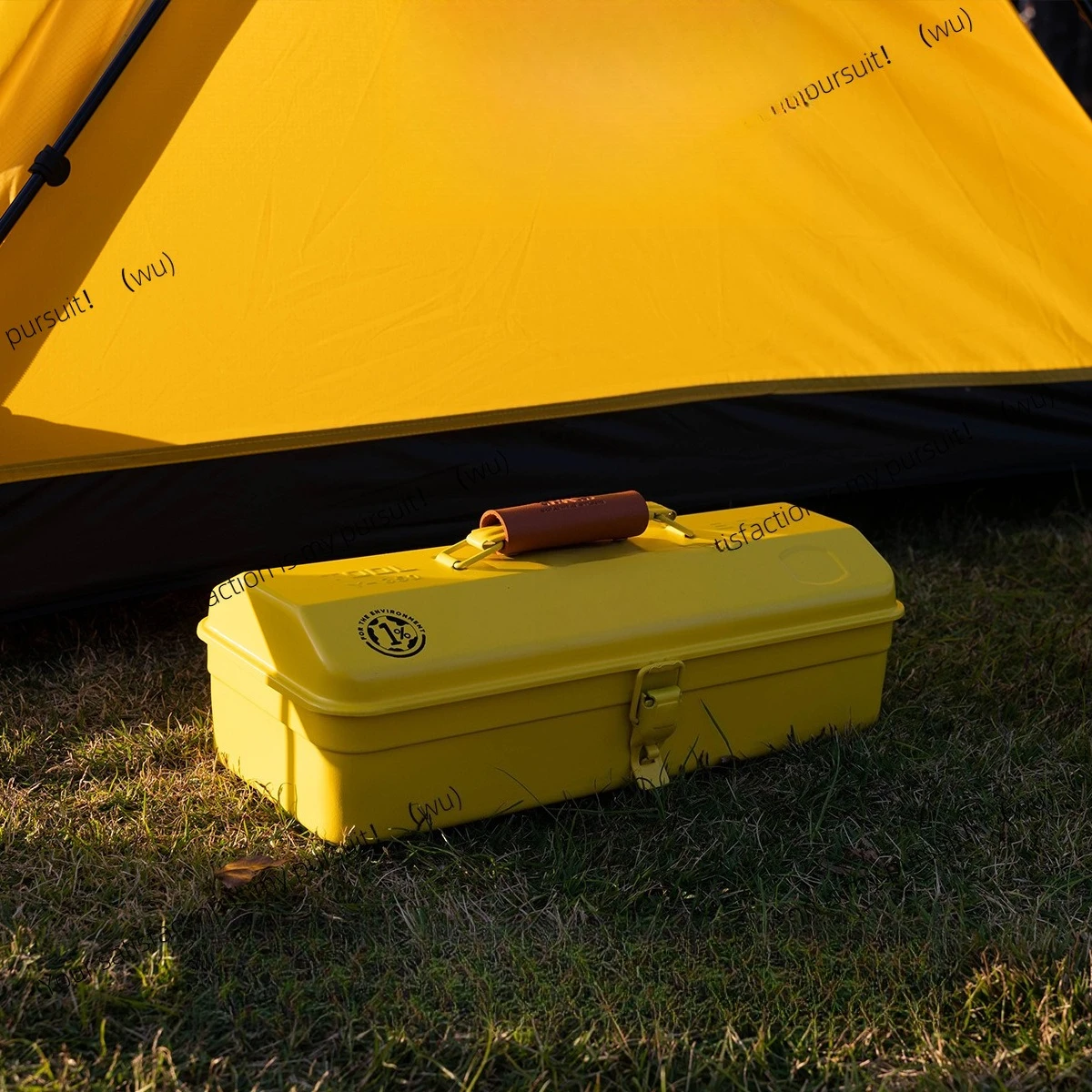 metal toolbox DIY camping coffee drinking tea boiling water ground nail storage box set