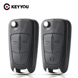 KEYYOU spedizione gratuita HU43/ HU100 2/3 BTN chiave auto pieghevole per Opel Vauxhall Astra H Corsa D Vectra C Zafira Astra Vectra Signum