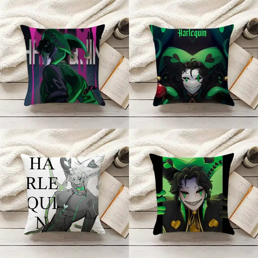 T-The F-Freak C-Circus H-Harlequin Pillow Case Living Room Sofa Cushion Cover Suitable For Home Bedroom Room Decoration