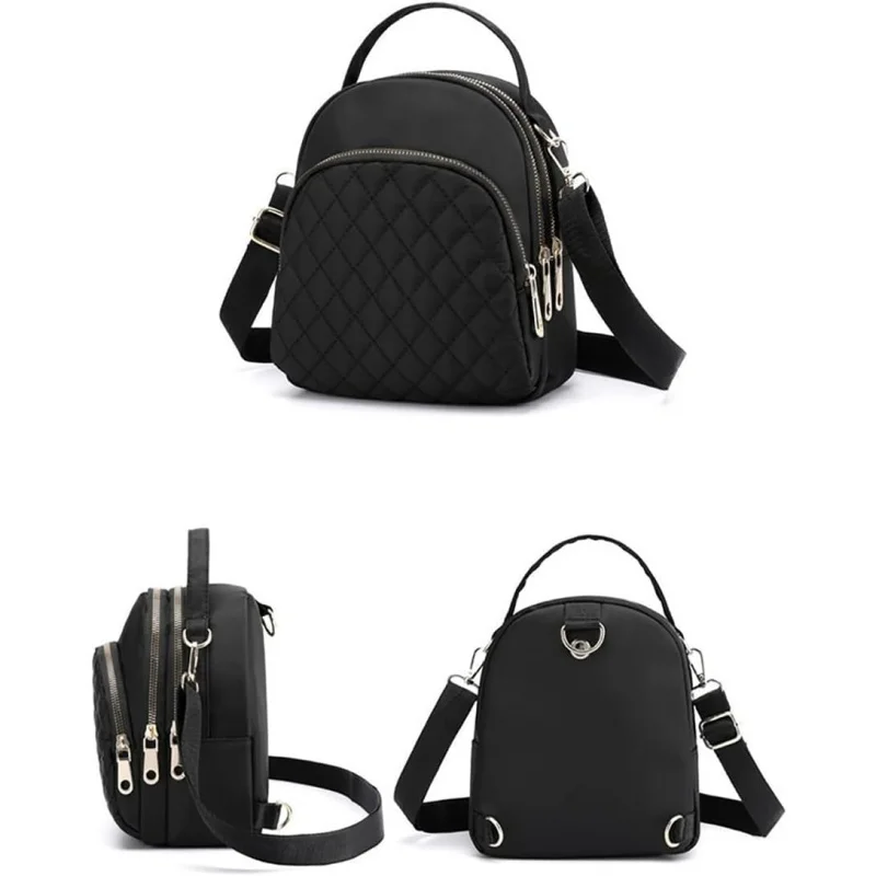 حقيبة ظهر صغيرة مبطنة حقيبة نهارية صغيرة للنساء حقيبة كتب عصرية