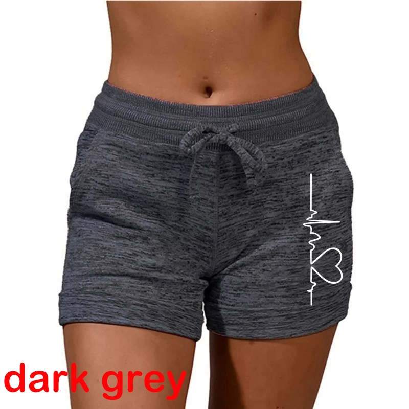 Casual Customize Shorts with Pockets and Drawstring for Women, Soft High Waist Sport Shorts, Yoga Running Shorts, Fashion