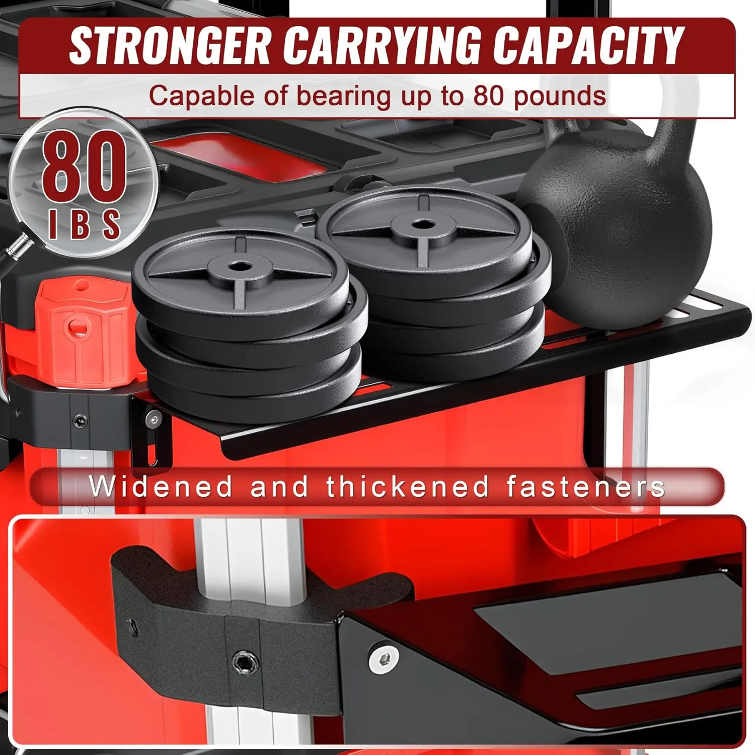 Horizontal Tool Organizer Mount Holder Compatible With Milwaukee Packout Tool Boxes Accessories