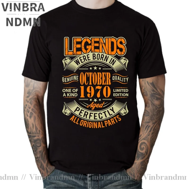 Legends Born in 1970 Aged Perfectly January Febuary March April May June July August September October November December T Shirt