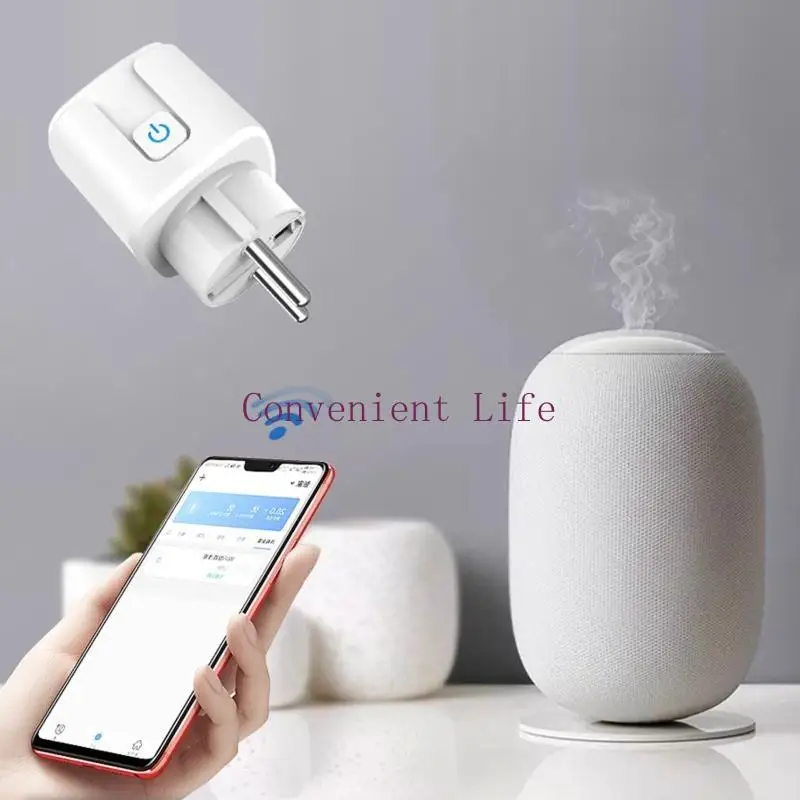 L1EE Tuya Wifi for Smart Socket EU 16A 20A Alexa Voice Remote Timer Plug for Smart Home Via for Smart Life Real-time Power Mo