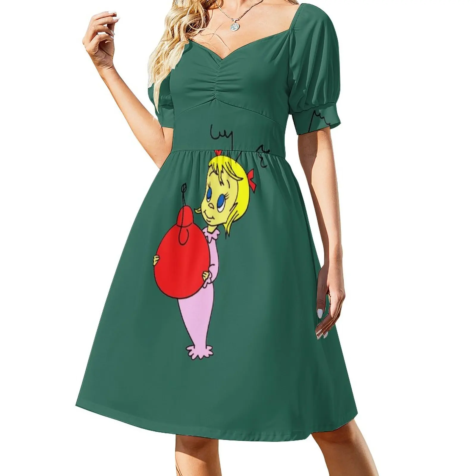 

Cindy Lou Who Sleeveless Dress chic and elegant woman dress summer outfits for women 2023 dresses summer woman 2023