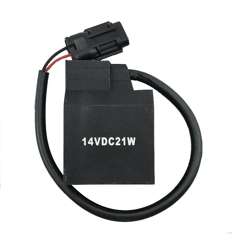 Excavator Pilot Travel Solenoid Coil, 13mm ID 39mm Height 21W DC12V/DC24V R210-R335-7-9