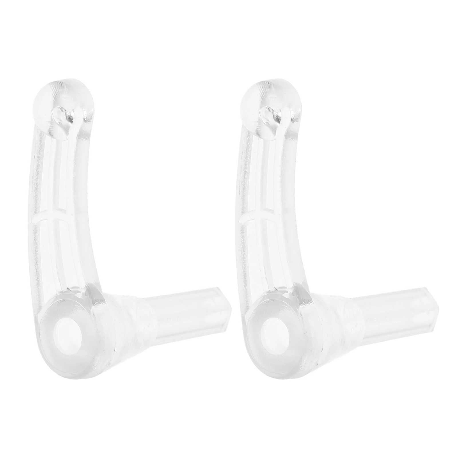 

2 Pcs Machine Accessories Capsule Toy Replacement Parts Mini Vending Repair Plastic Knobs