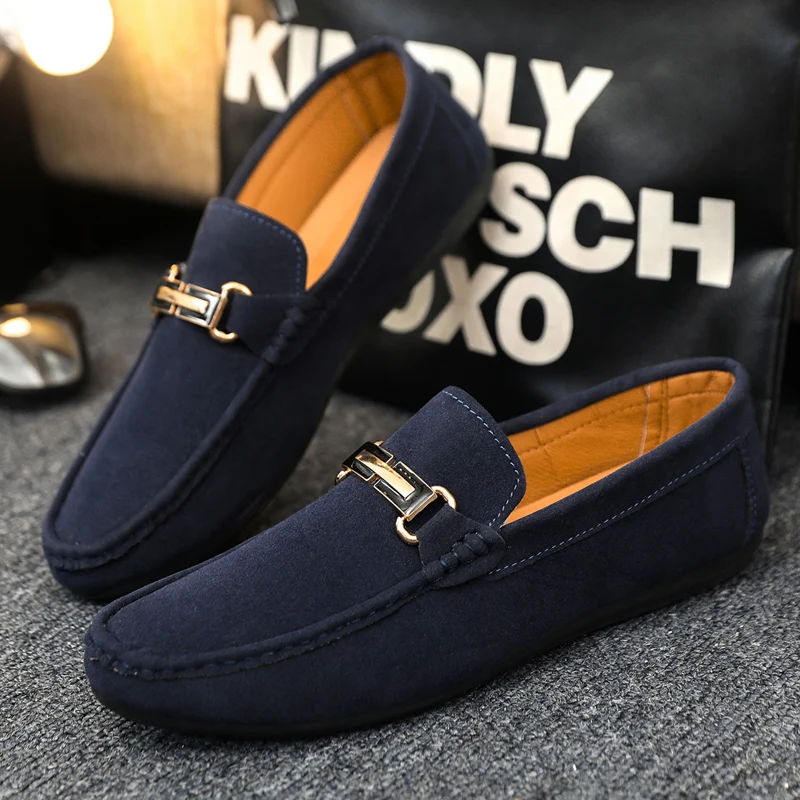 Hot Sale Casual Shoes For Men Moccasins Comfortable Breathable Men's Loafers Lightweight Slip-on Office Shoes Man Driving Shoes