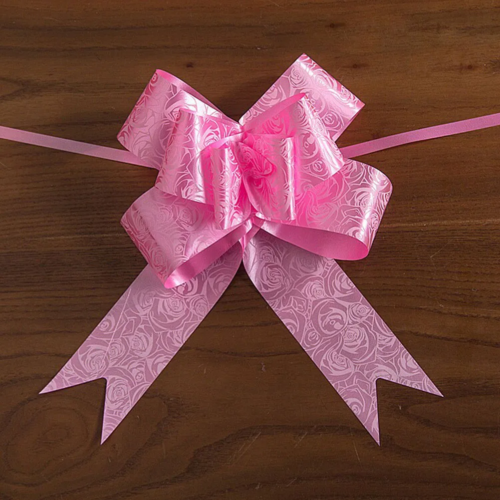 

100 Pcs The Gift Decorative Bow Pull Bows for Knot Ribbon Wedding Car Christmas
