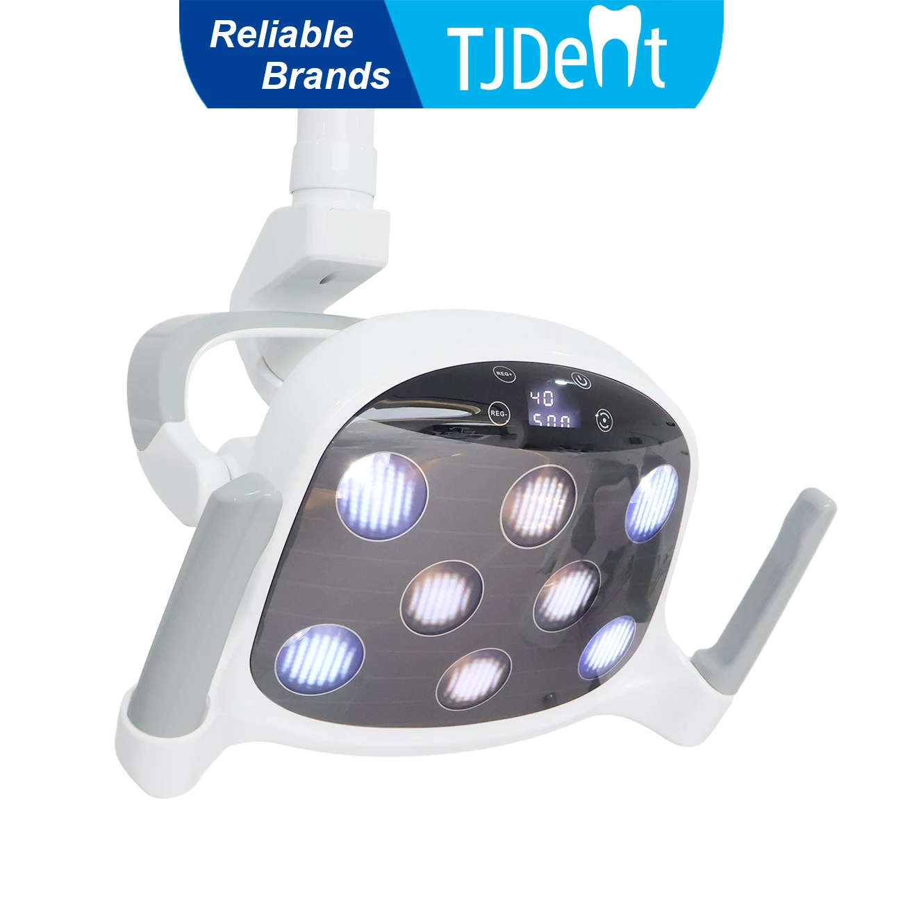 TJDent LED Dental Lamp Oral Operation Light For Dental Chair Unit Clinic Equipment Induction Sensor Touch Screen Switch Lab Tool