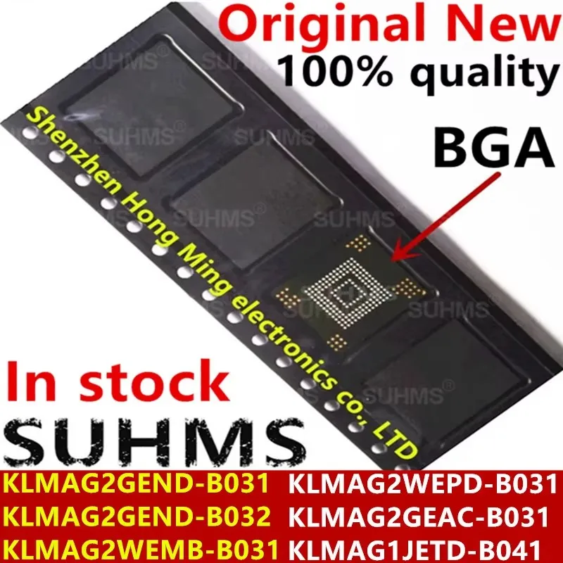 100% test 16GB KLMAG2GEND-B031 KLMAG2GEND-B032 KLMAG2WEMB-B031 KLMAG2WEPD-B031 KLMAG2GEAC-B031 KLMAG1JETD-B041 BGA Chipset