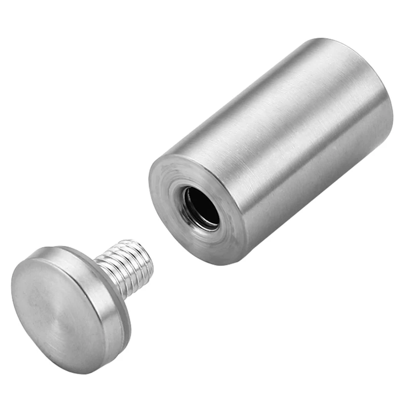 Diameter 12 16 19 25mm 2/ 4pcs Stainless Steel Acrylic Advertisement Standoff Spacer Pin Nails Billboard Fixing Screw