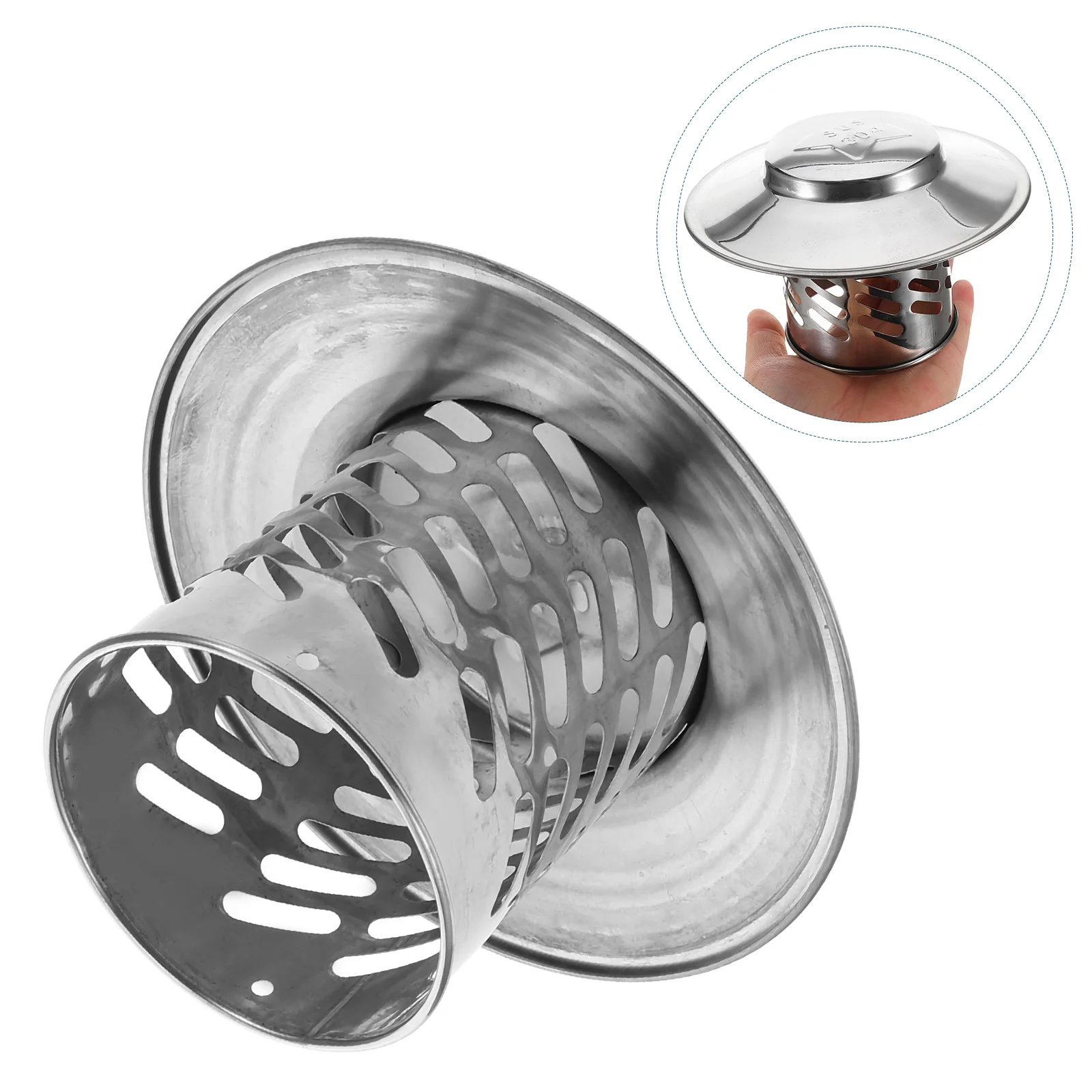 Rain Caps Roof Hat Fireplace Cover No Power Exterior Stove Topper Stainless Steel Chimney