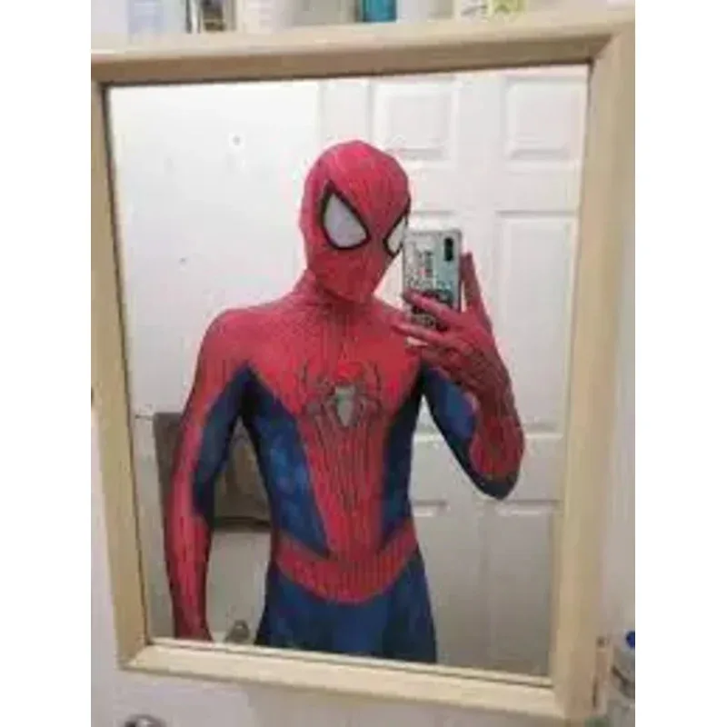 أزياء الهالوين TASM 2 التأثيرية للبطل الخارق للبالغين والأطفال بدلة Zentai للرجال والأولاد بدلة كاملة للرجال