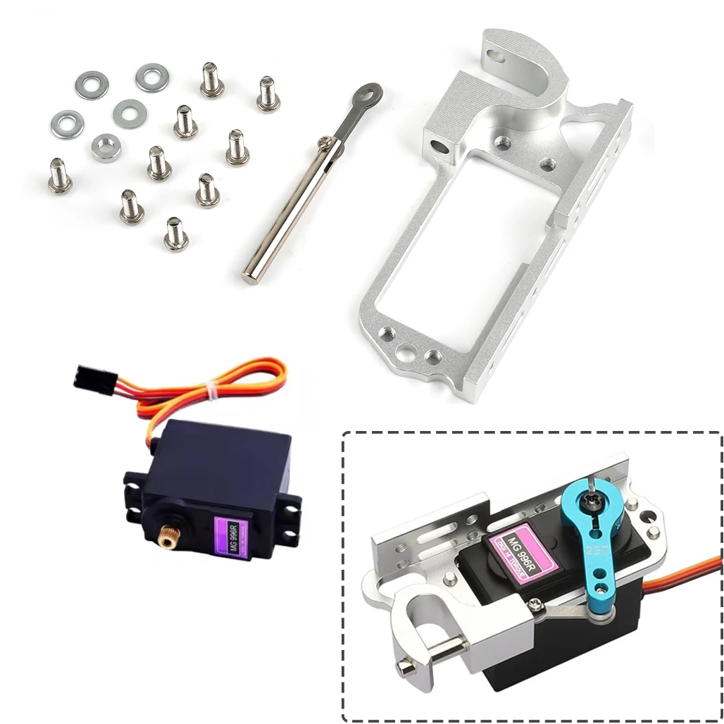 Digital MG996R 15KG Servo Metal Gear Motor Compatible Thrower Bracket Arm Power Parts for DIY RC Car Robot Helicopter Crawler