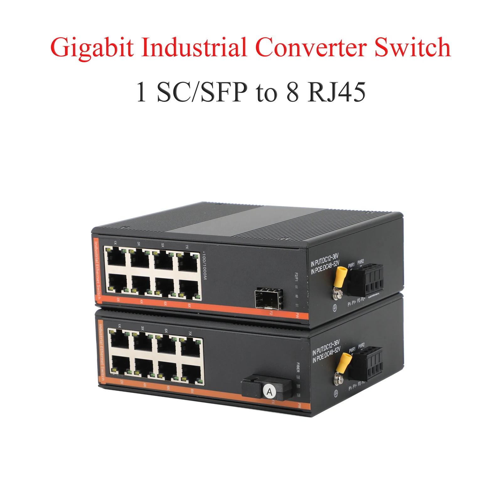 1-pcs-industrial-grade-gigabit-1-optical-8-electrical-single-fiber-single-mode-sc-sfp-transceiver-a-end-transceiver