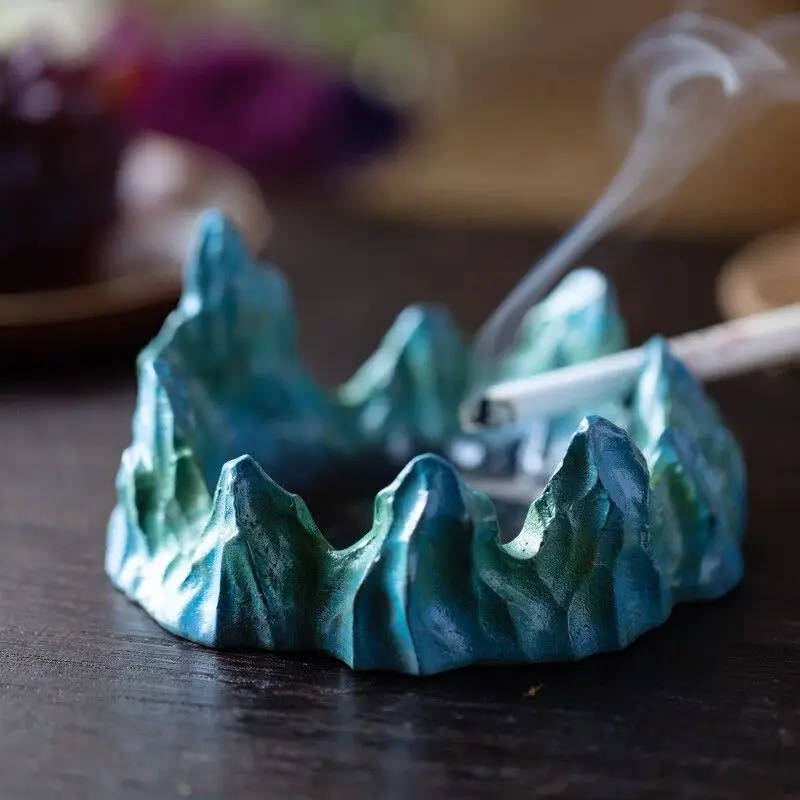 Thousands of miles of country ashtray, colorful handicrafts, practical and creative gifts, living room, desk ornament