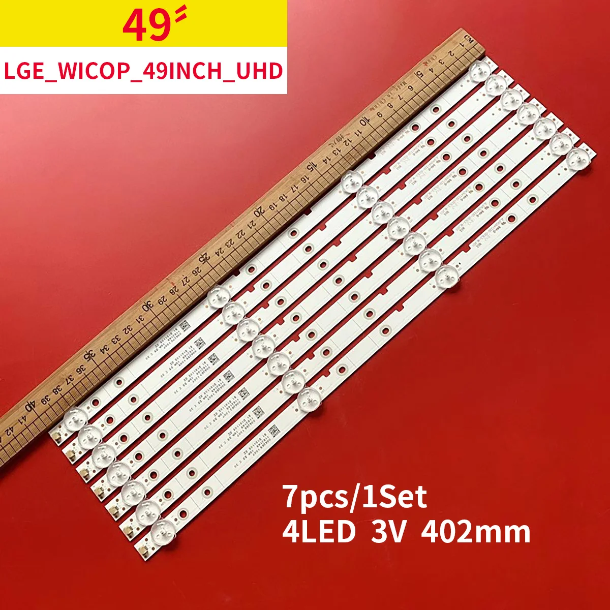 LED backlight strip For HI SENSE HJ43K300 H43M3000 H43N5300UK LC-43P5000U LC-43P7000U LC-43N4000U RLED4350-UHD 42D6_HD426DF