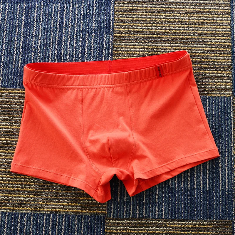 

Men Boxy Underwar Cotton Breath Comfort Sports Panties Youth Mid Waist U Convex Pouch Underpants Student Boxer Shorts Daily Wear