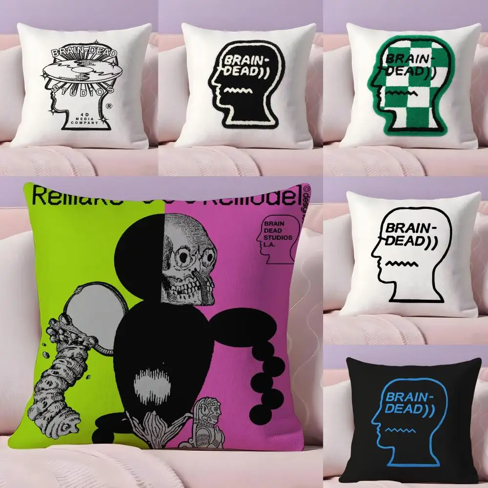 

Наволочка для подушки Los Angeles B-Brain Dead из плюшевой ткани, мягкая, с двусторонней печатью, для дивана, нелиняющая, для домашнего декора, подарок