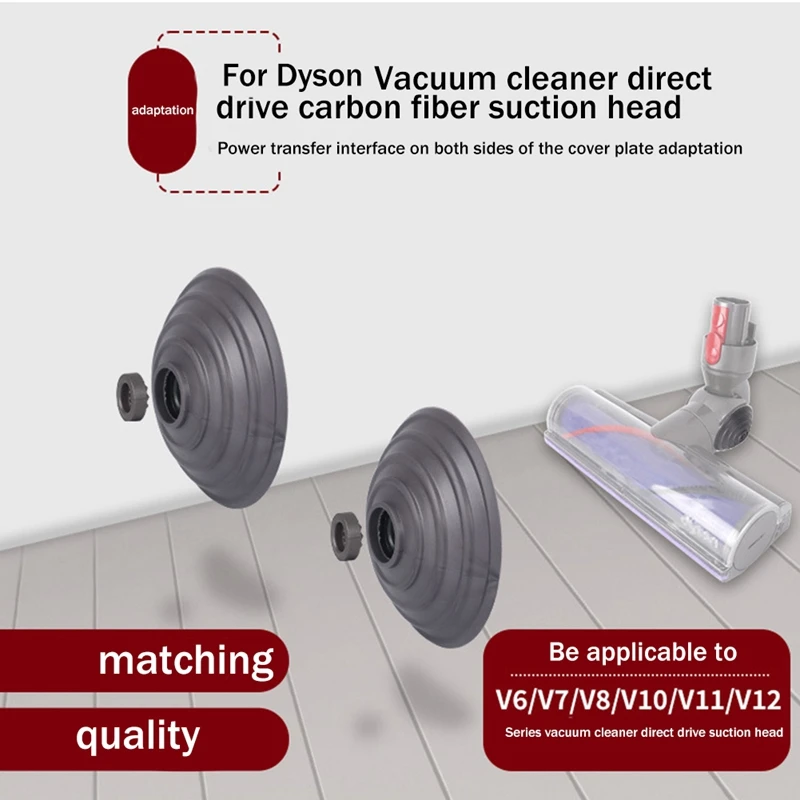 Dyson掃除機用フロアブラシ,吸引ヘッド,v6,v7,v8,v10,v11,v12,20w,35w,50w,2ユニット